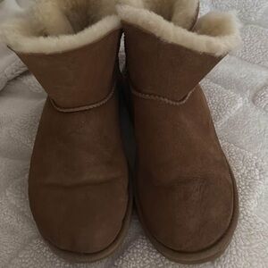 Women's Shearling Lined Brown Boots